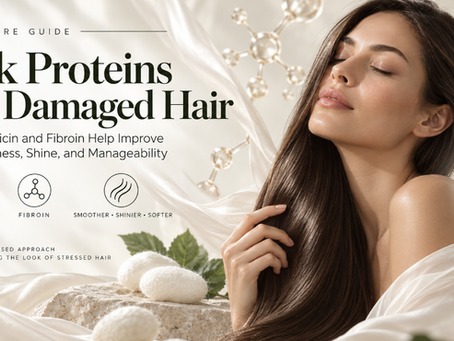 Silk Proteins for Damaged Hair: How Sericin and Fibroin Support Smoother, Healthier-Looking Hair