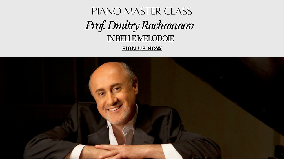 Piano Master Class by Prof. Dmitry Rachmanov - Observers