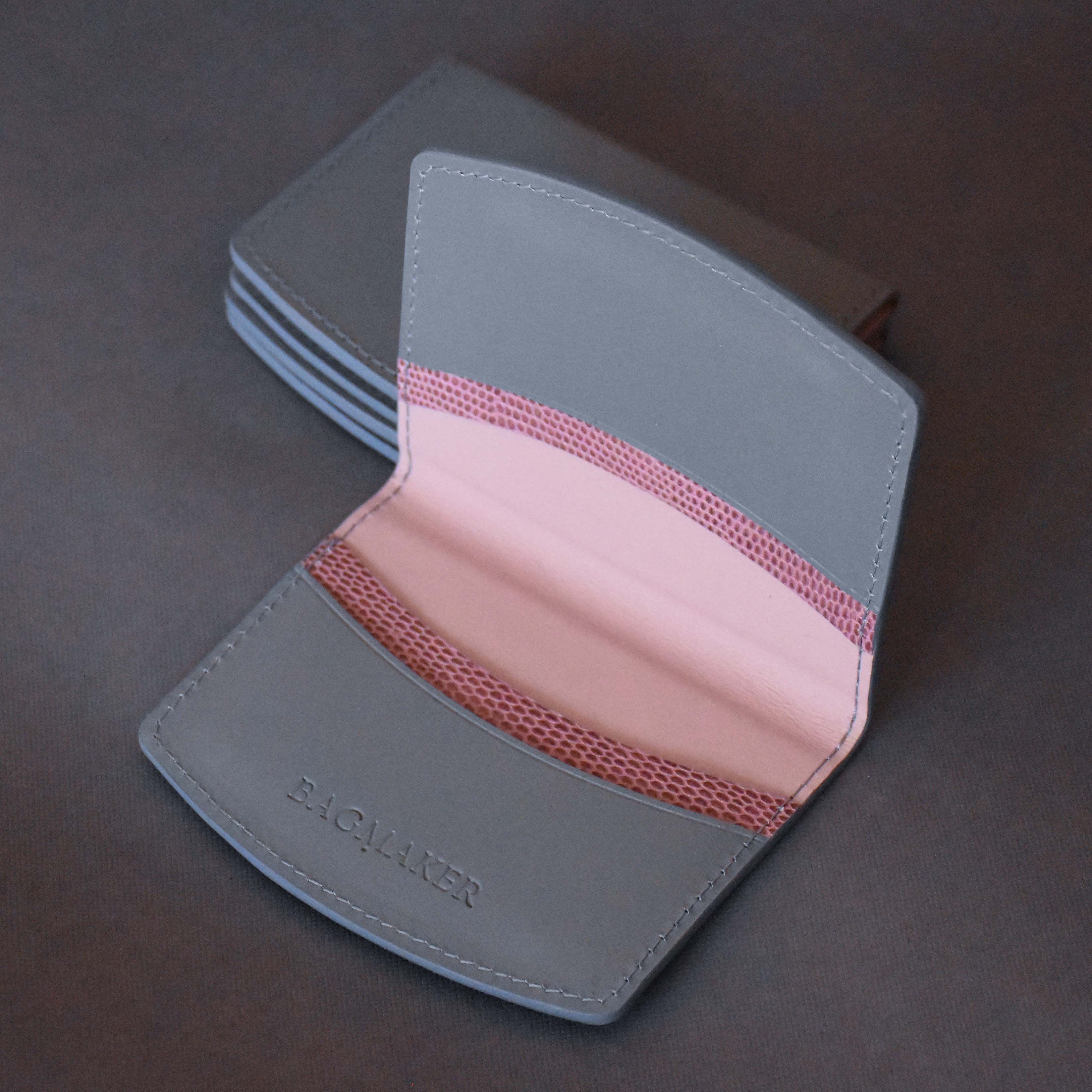 Grey & Pink Lizard ARC Wallet
