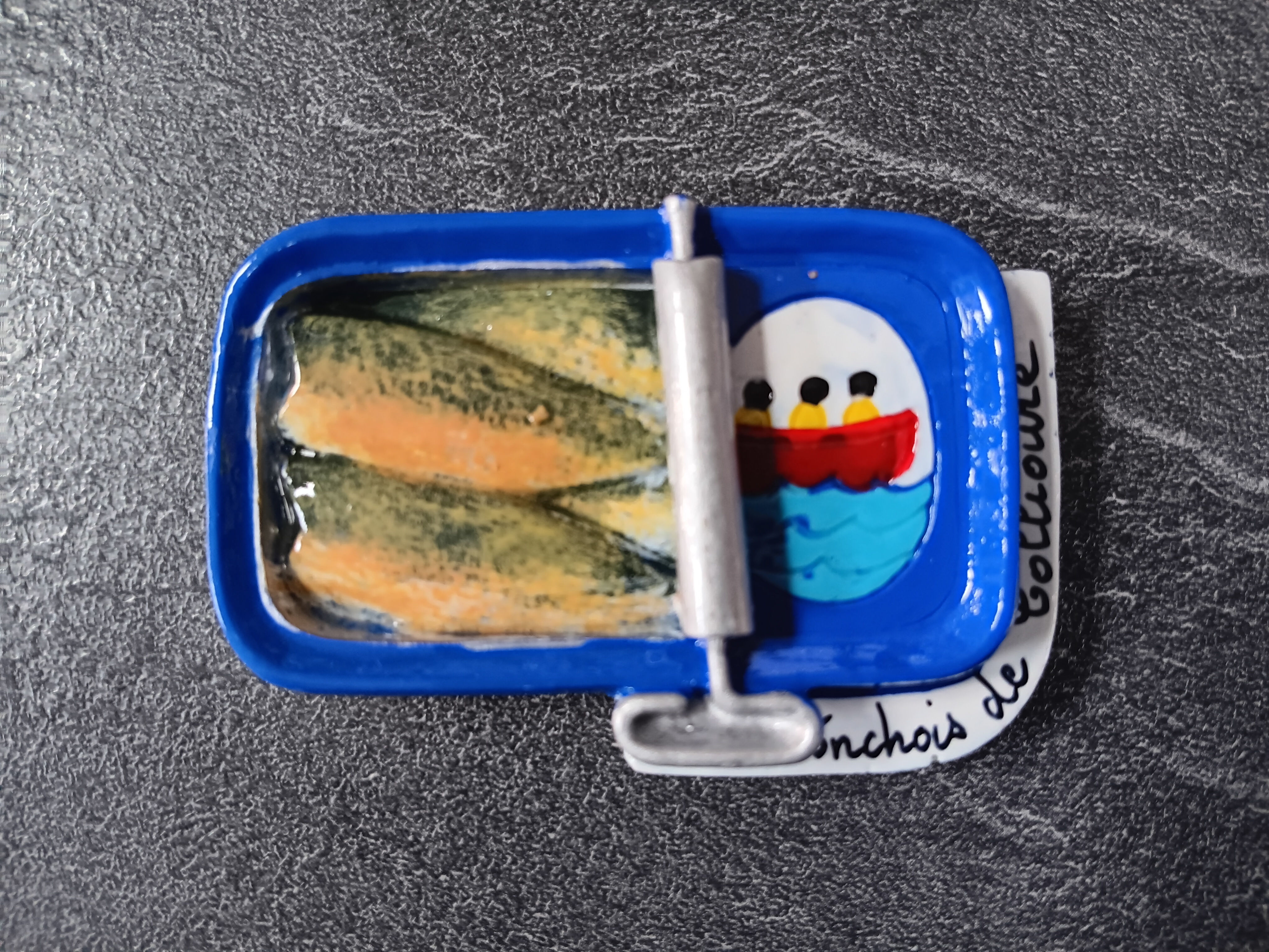 Magnet résine anchois de Collioure