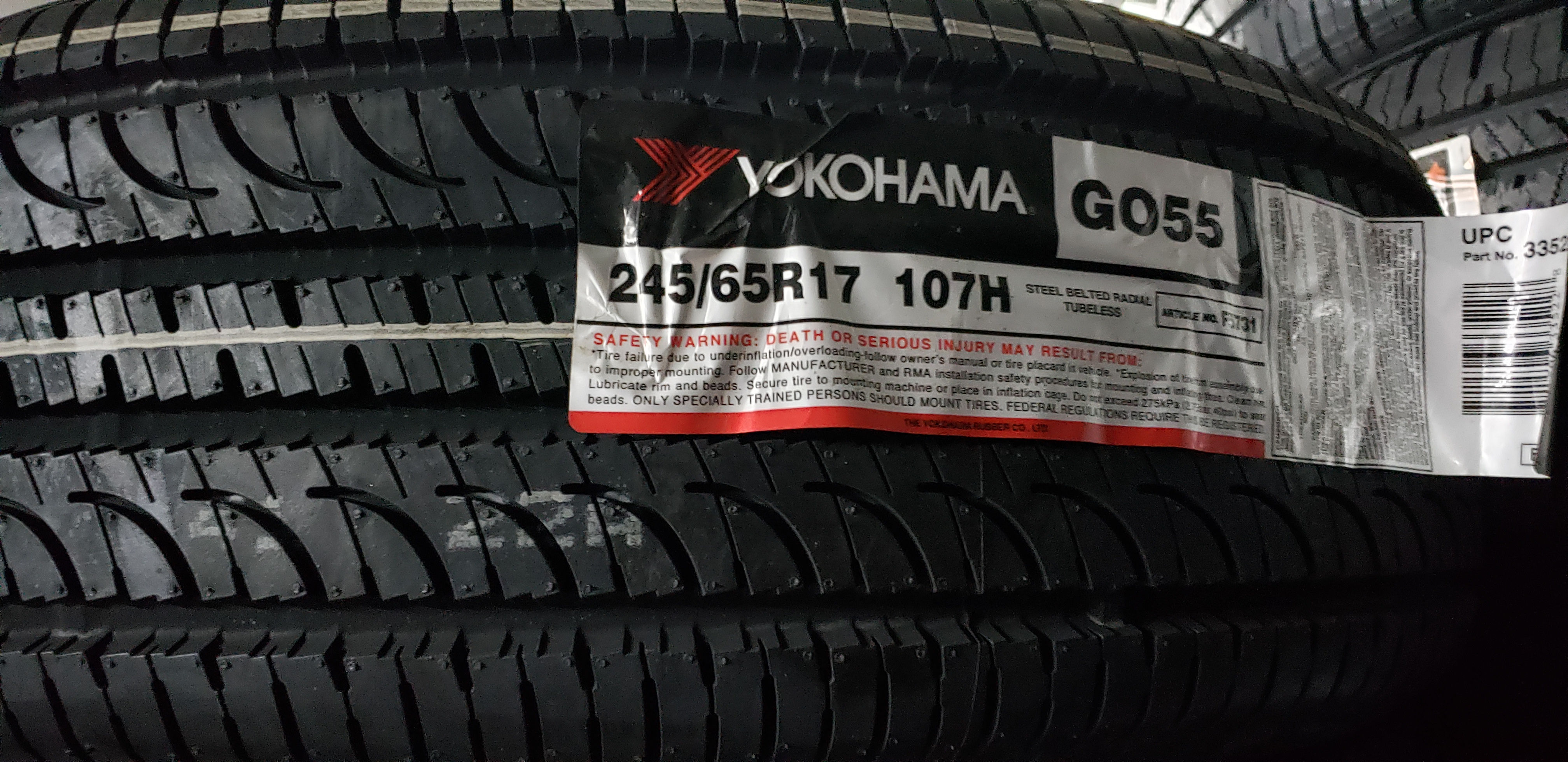 245 65r17 yokohama