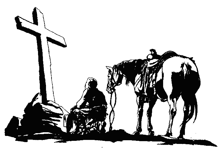 COWBOY CHURCH - FRENCH CHRISTIAN COWBOYS - ROPING FOR JESUS - COWBOY'S PRAYER