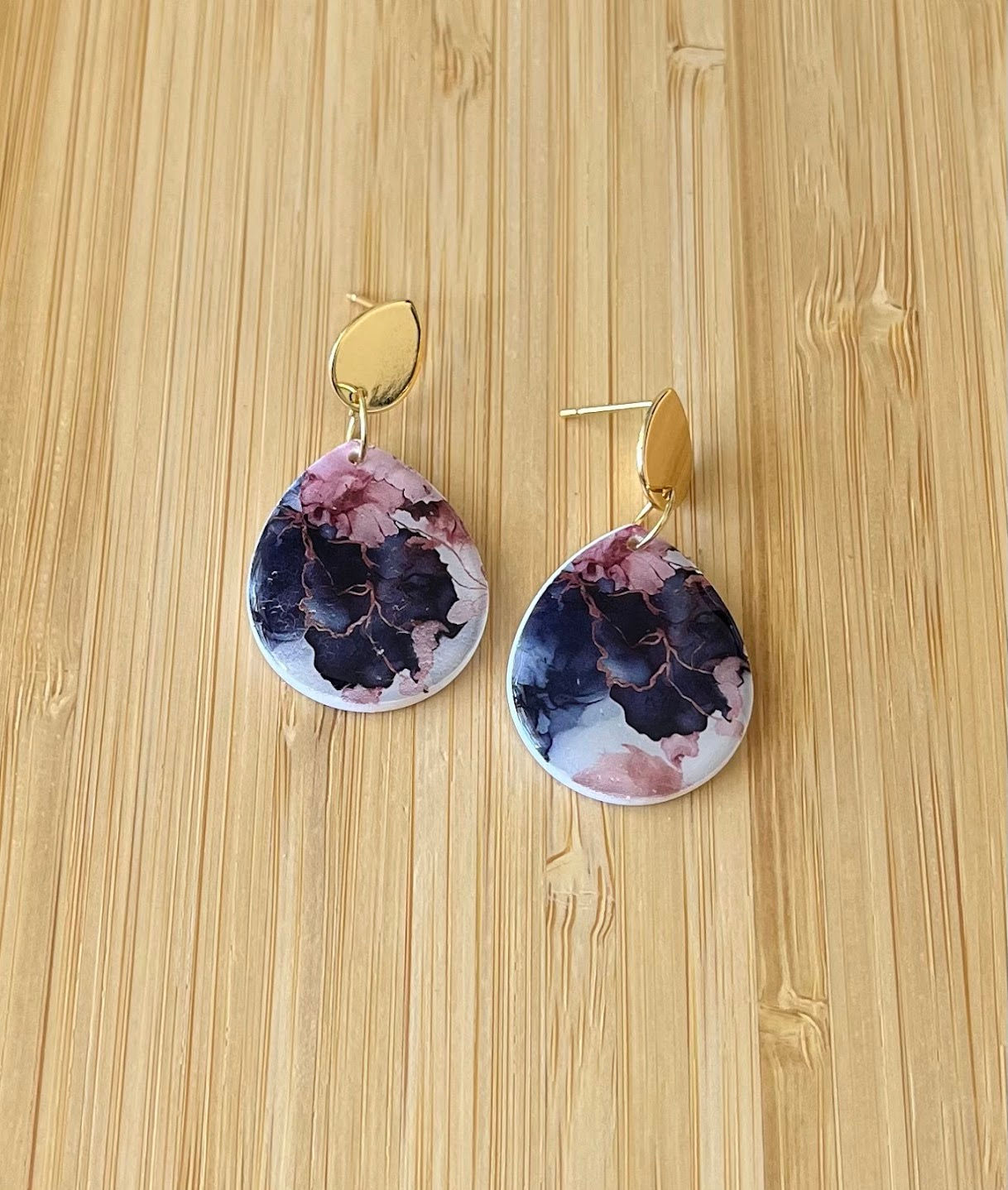 Navy Allure Marble Drops