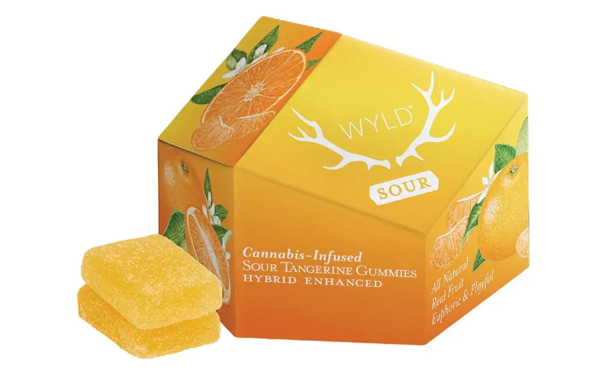 Wyld Sour Tangerine Gummies 100mg