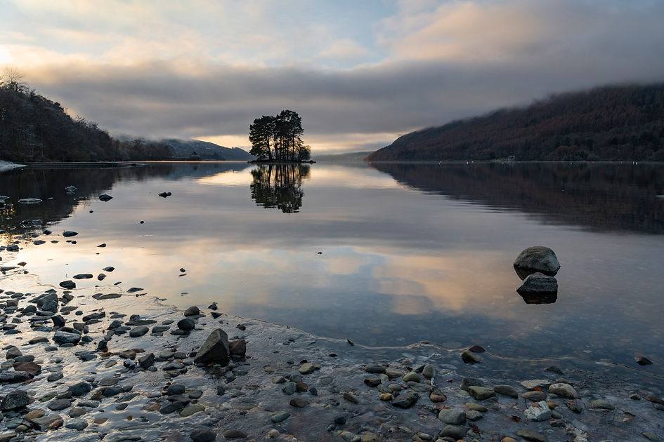 Lone_Trees_Reflecting_In_Lake_At_Sunset_original_1111472.jpg