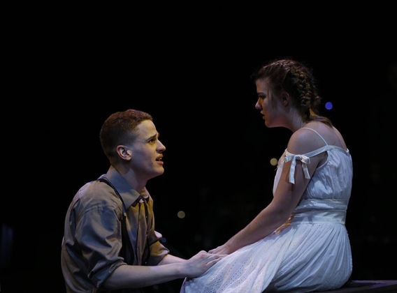 James Schilling as Melchior in Spring Awakening at Cornish College of the Arts. Photo by Chris Bennion. 
