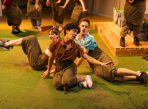 James Schilling in Reboot Theatre Company's production of Peter and the Starcatcher, directed by Riley Gene.