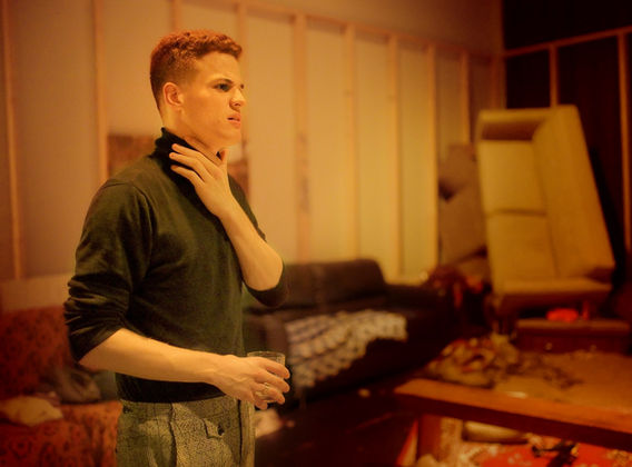 James Schilling as The Spirit in This Show is About Progress. Photo by Joe Iano.