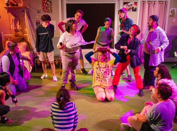 James Schilling in Reboot Theatre Company's production of Peter and the Starcatcher, directed by Riley Gene.