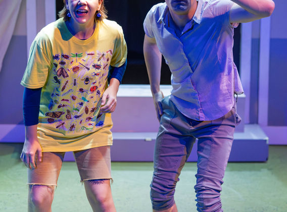 James Schilling in Reboot Theatre Company's production of Peter and the Starcatcher, directed by Riley Gene.