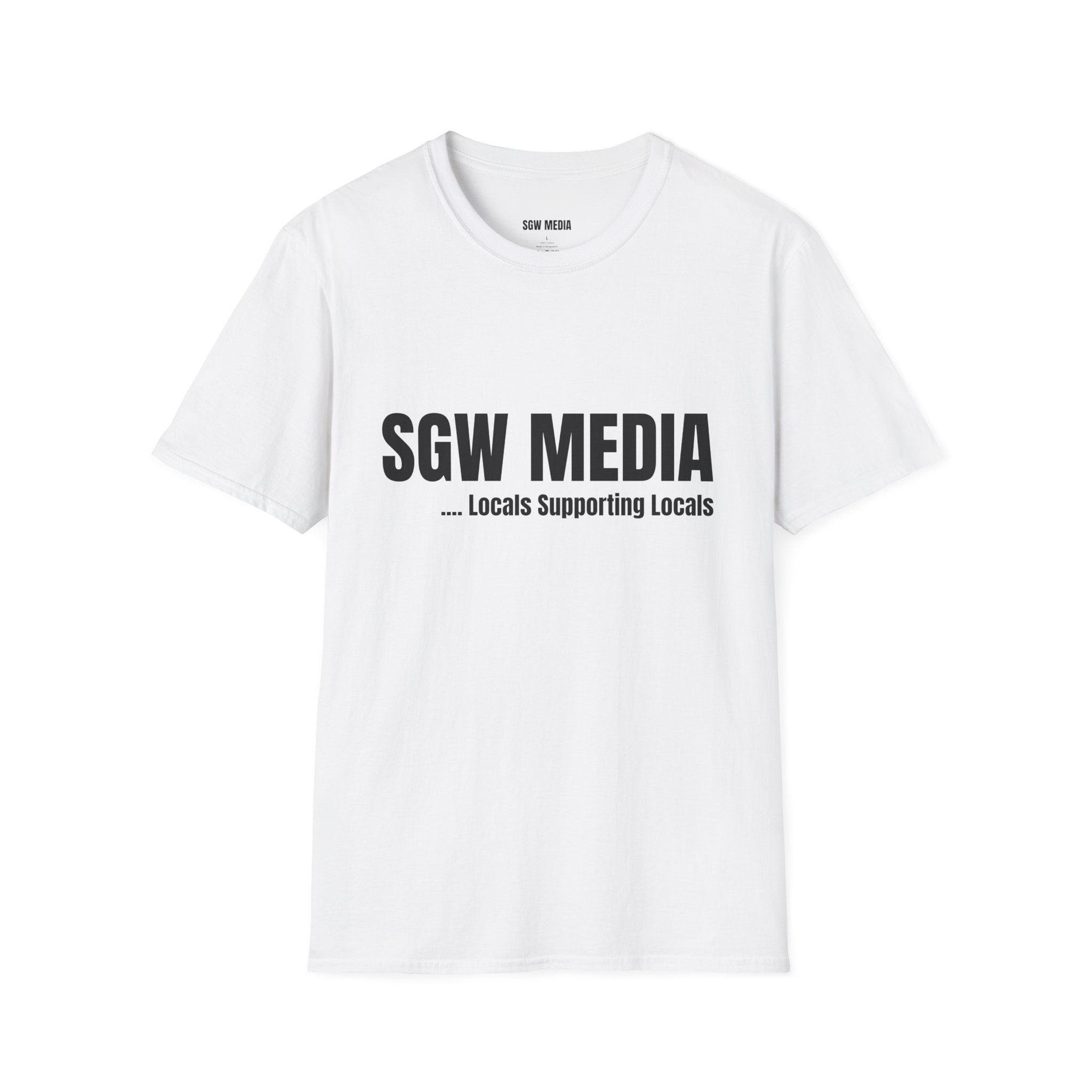 SGW Media T-Shirt — “Outside The Box Live!” Local Eats, Talk & Events Tee