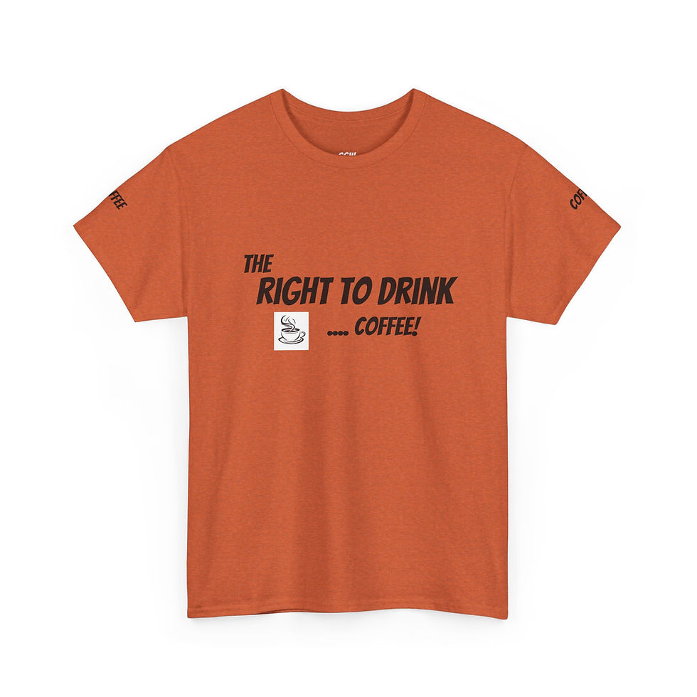 Thumbnail: Coffee Club Unisex Tee - Support Your Right to Drink Coffee
