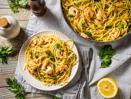 Receita de Pasta com Camarão