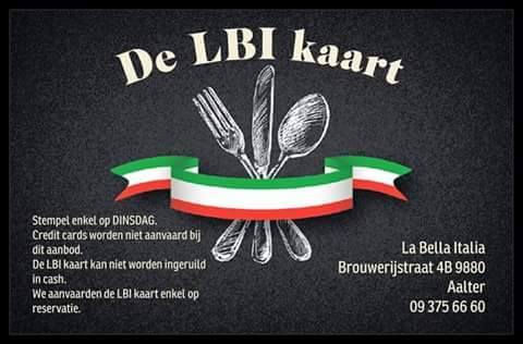 De LBI kaart