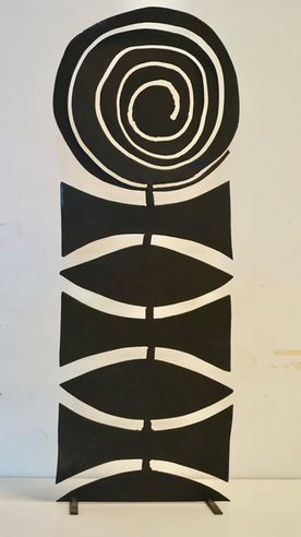 Created by Stephen Coburn in 2017, this exhibition was created to showcase the maquette for the four-meter-tall sculpture 'Tribal Sun', which now sits outside the Mosman Art Gallery.
Created using 316 marine-grade stainless steel, as well as paper prints.