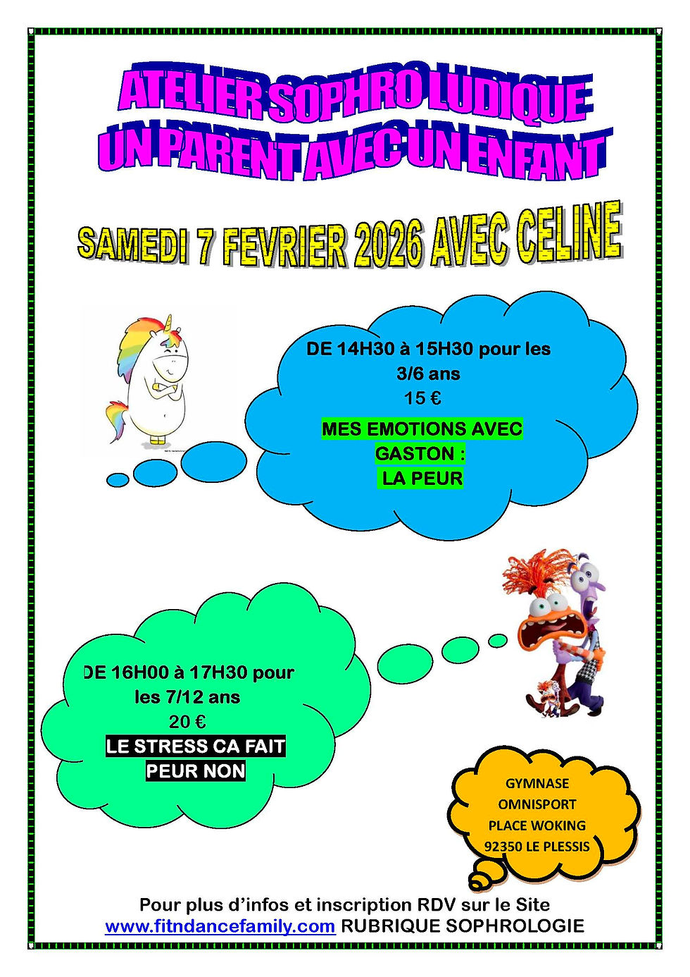 Mes Émotions avec Gaston : La Peur