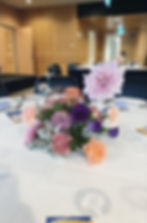 Hexagon Lantern with Fresh Florals