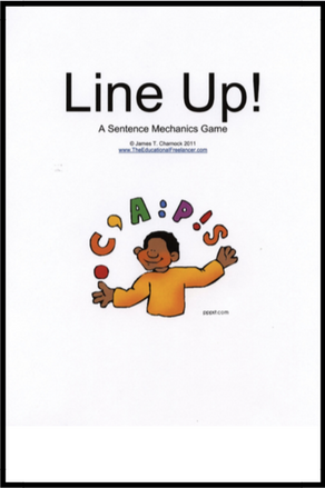 LINE UP! 3 Games in 1
Visualized Learning:
Sentence Capitalization-Punctuation