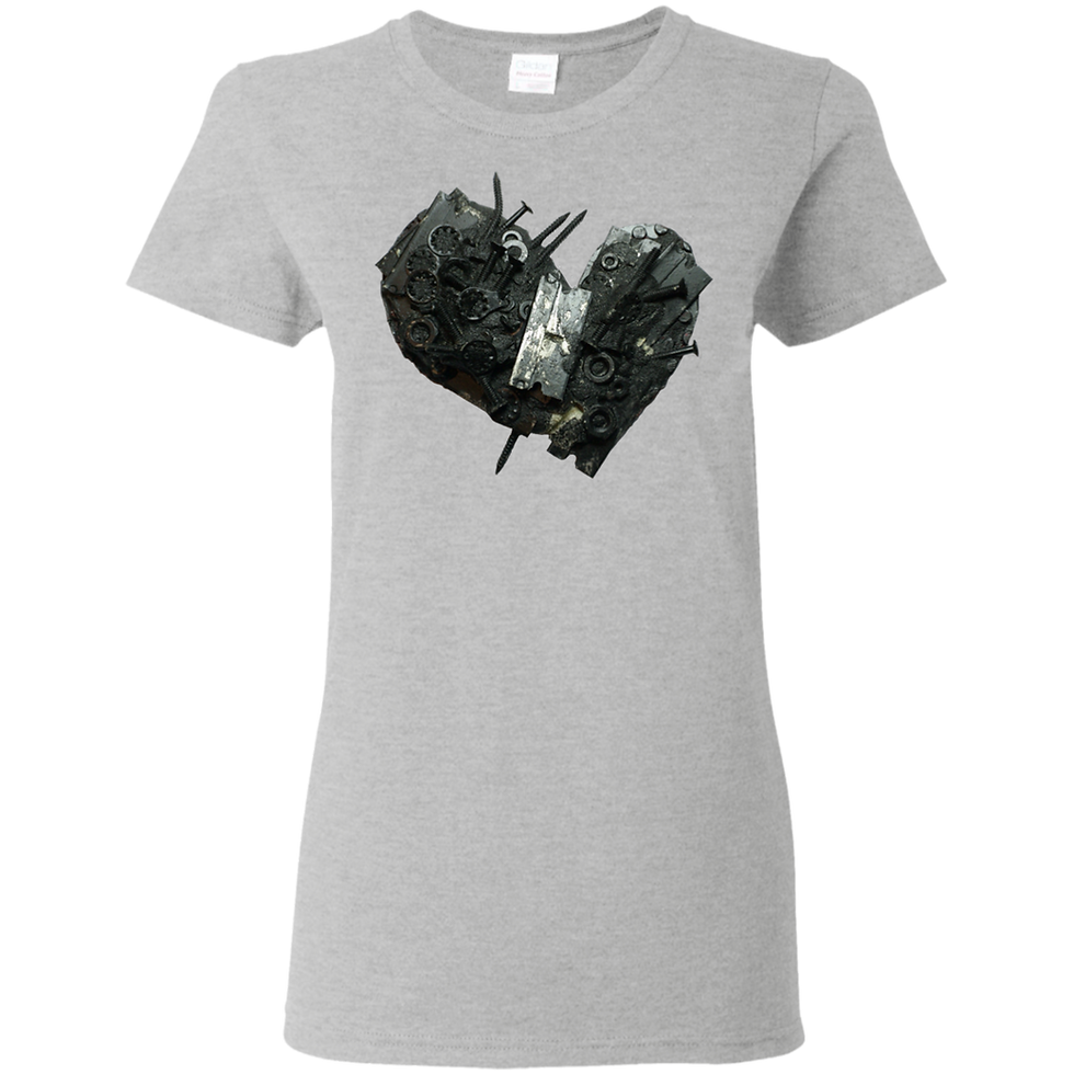 Thumbnail: Razor Heart in Multi-Color Short Sleeve T-Shirts