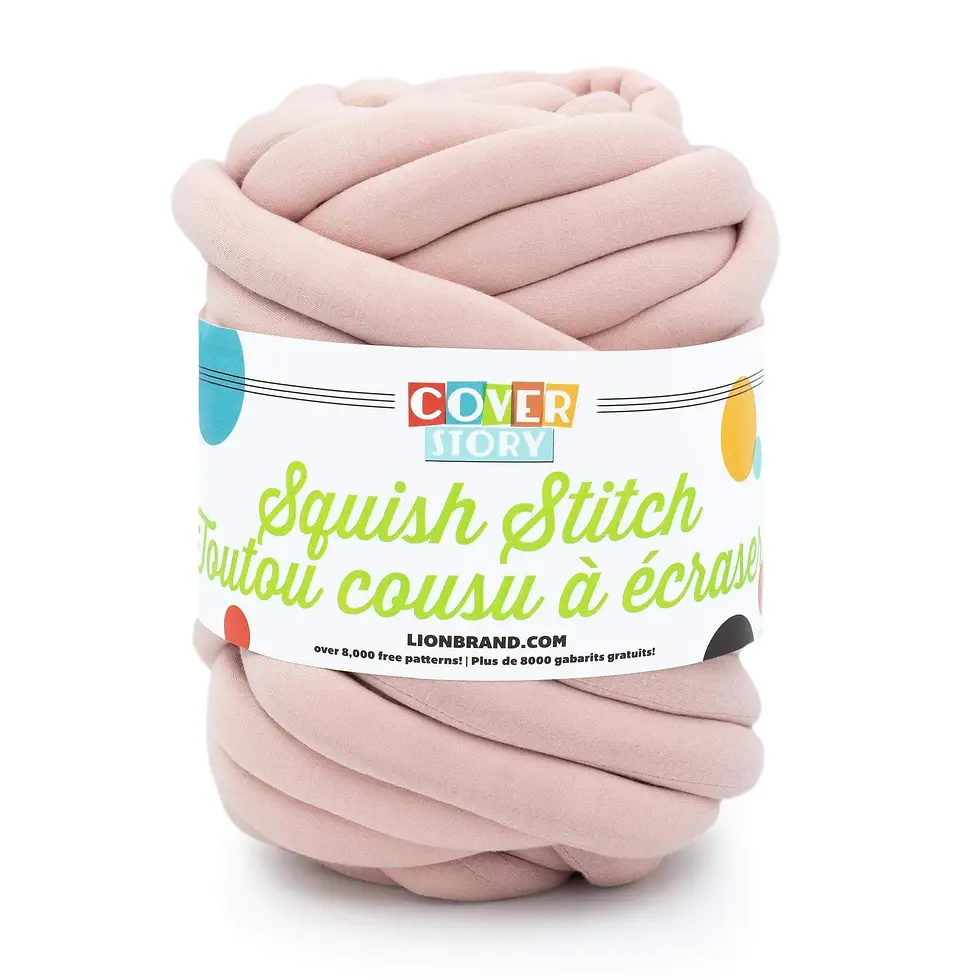 Sweet Pink - Cover Story Squish Stitch Yarn