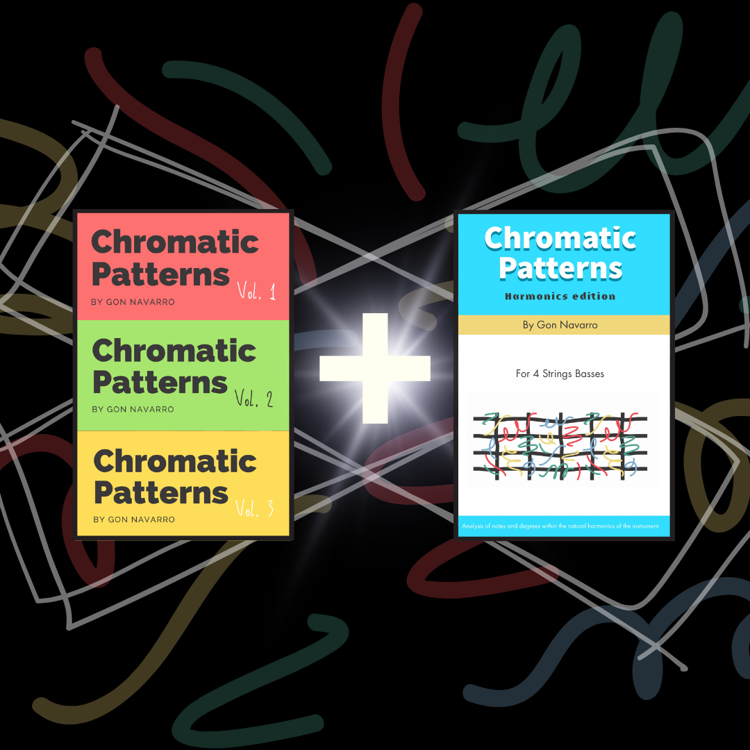 Bundle for 4 Strings Bass (Vol.1, Vol.2, Vol.3 & Harmonics)