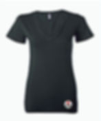 Thumbnail: Ladies Deep V-neck T-shirt