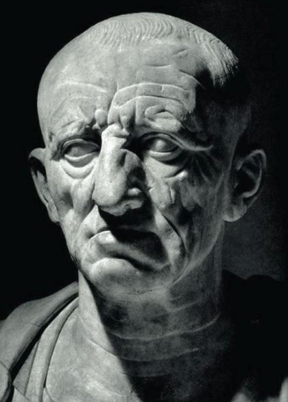 Cato The Elder, a first century A.D. marble bust