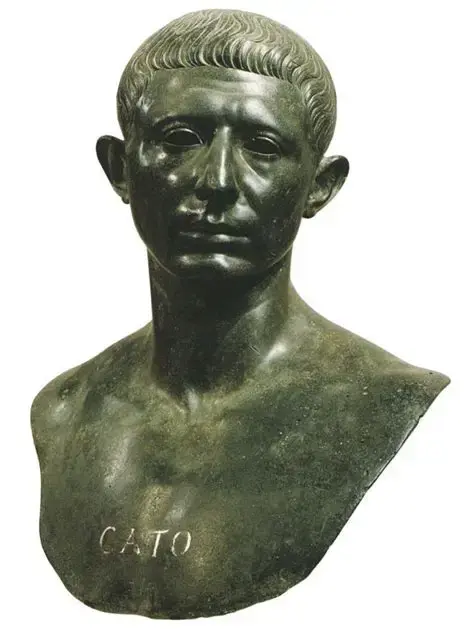 A bronze bust late first century A.D.