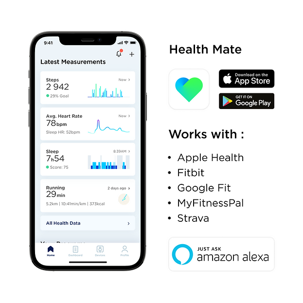 Withings Sleep Analyzer 睡眠分析墊 AHI 及 HRV 監測