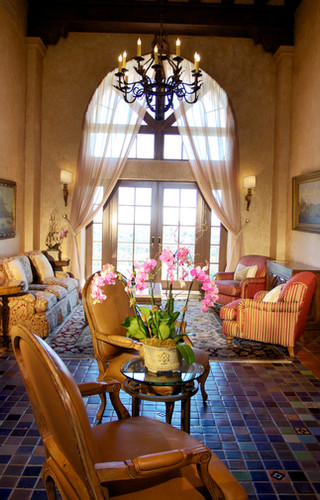 burgundy dress with sheer sleeves Primavera Couture 13116 High Neck V Back Sheer Beaded And Sequin Embellished Fitted Long Sleeve Mother Of The Bride Dress 18 / Eggplant main image 0
