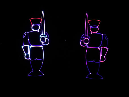 Legendary Music and Light Visuals at Laser Evening