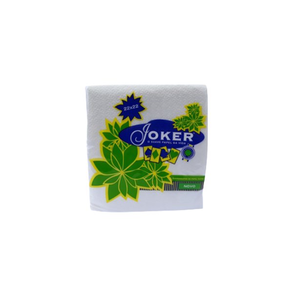 GUARDANAPOS JOKER 22x22 FOLHA SIMPLES
