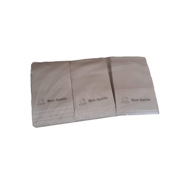 GUARDANAPOS TIPO L C/IMPRESSÃO 'BOM APETITE' (6000 UNIDADES)