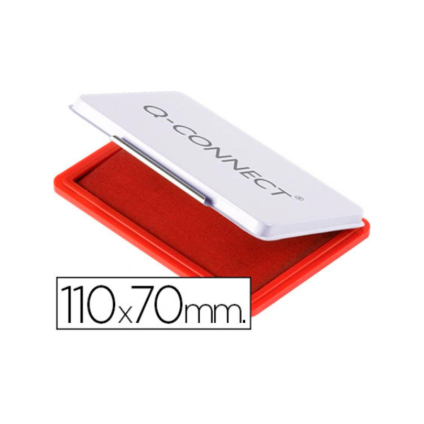 ALMOFADA PARA CARIMBO 110x70 MM VERMELHO