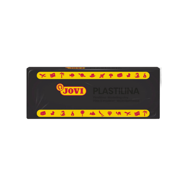 PLASTICINA JOVI 150GR PRETO 71-15