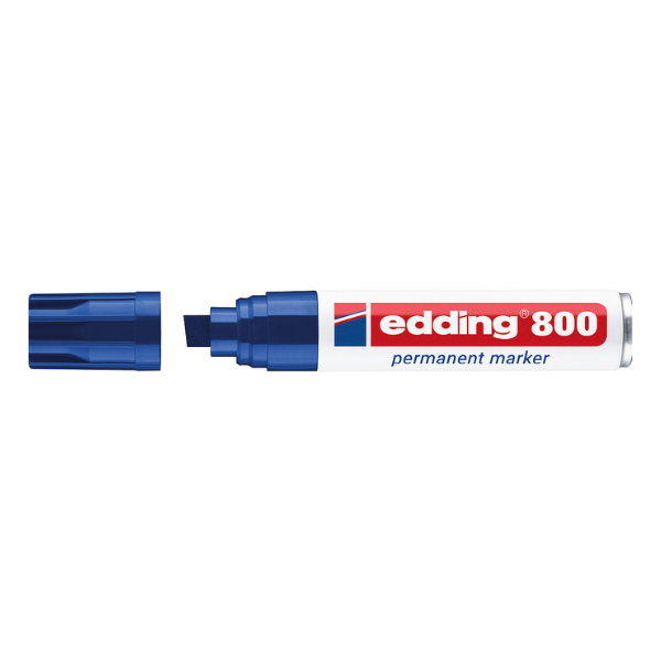 MARCADOR EDDING 800 TINTA PERMANENTE AZUL (003)