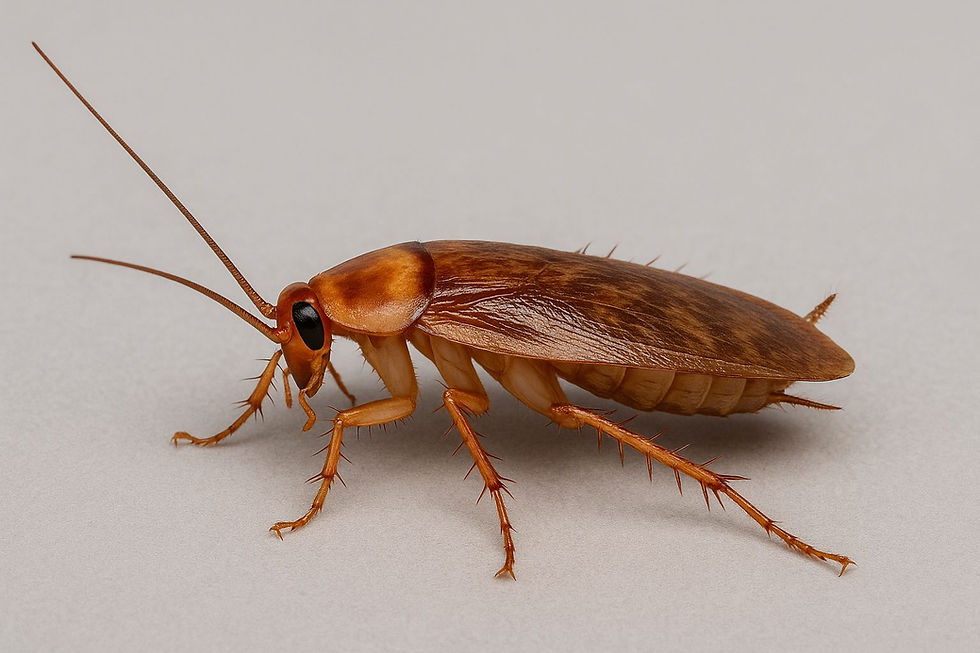 Tipos de baratas e doenças que elas podem causar