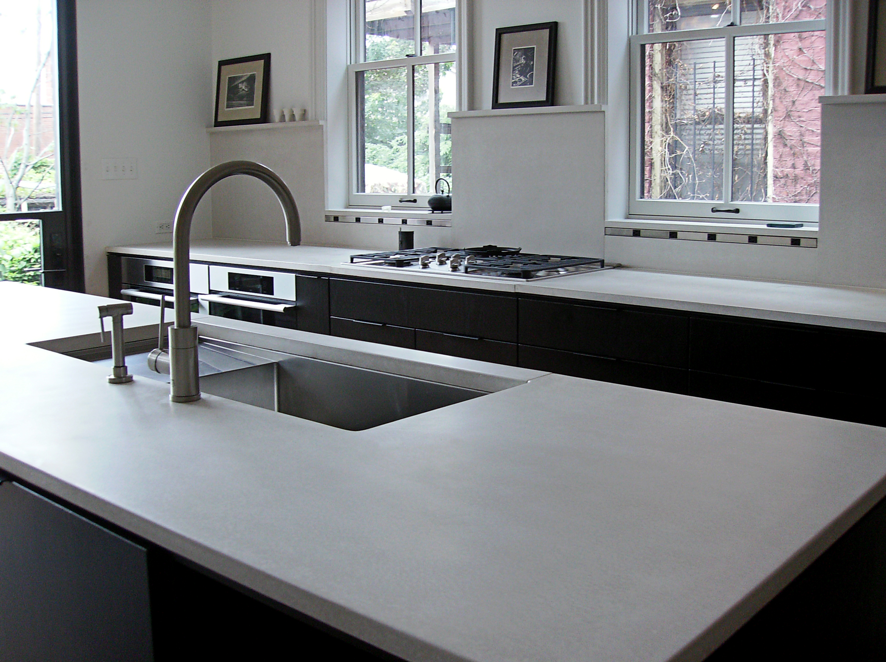 Architectural Concrete Countertops Cast By Outlaw Studios