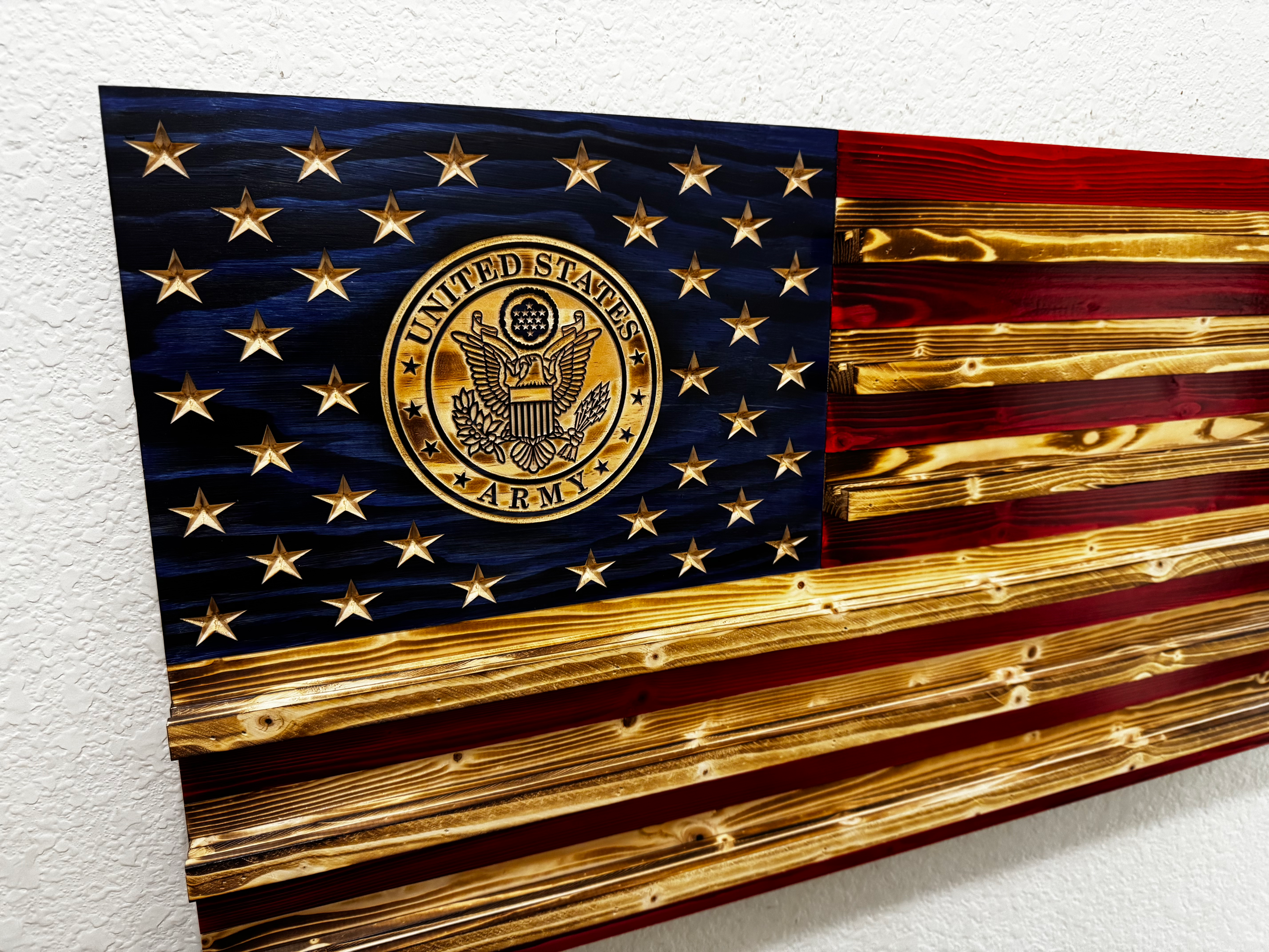 Rustic Army Challenge Coin Holder