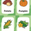 Miniatură: English cards - Animals, Vegetables, Fruits, and Emotions