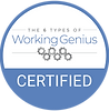 6 Types of Working Genius Facilitator, assessment and productivity tool giving employees more joy, purpose and fulfillment