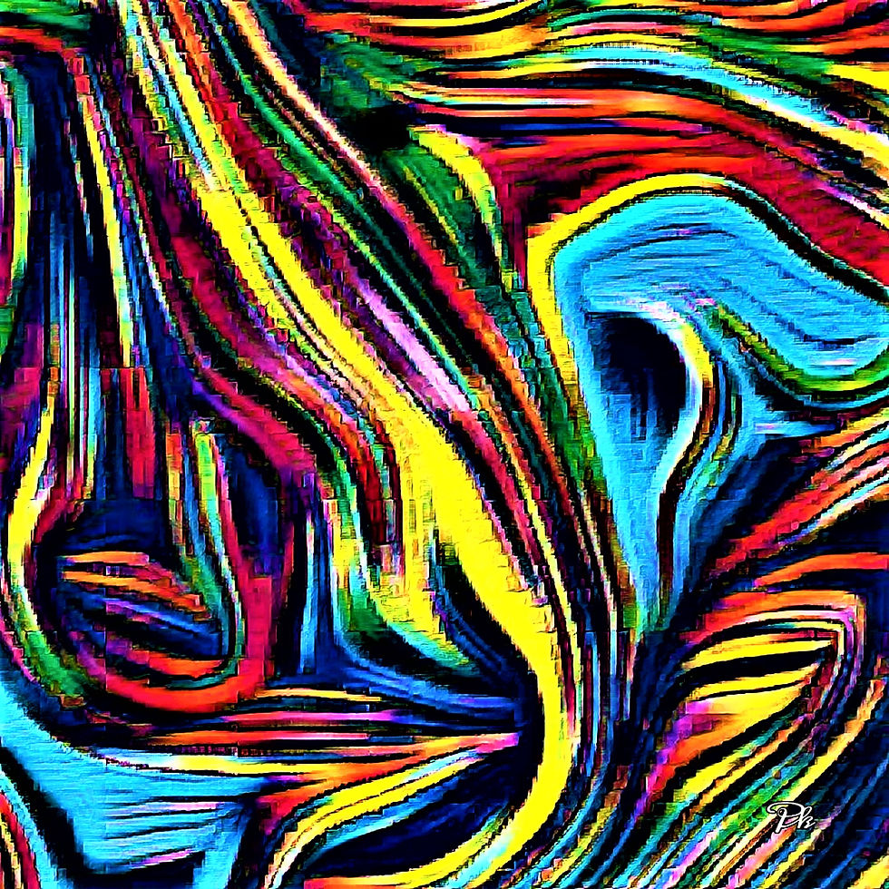 Abstract Colorful Mask