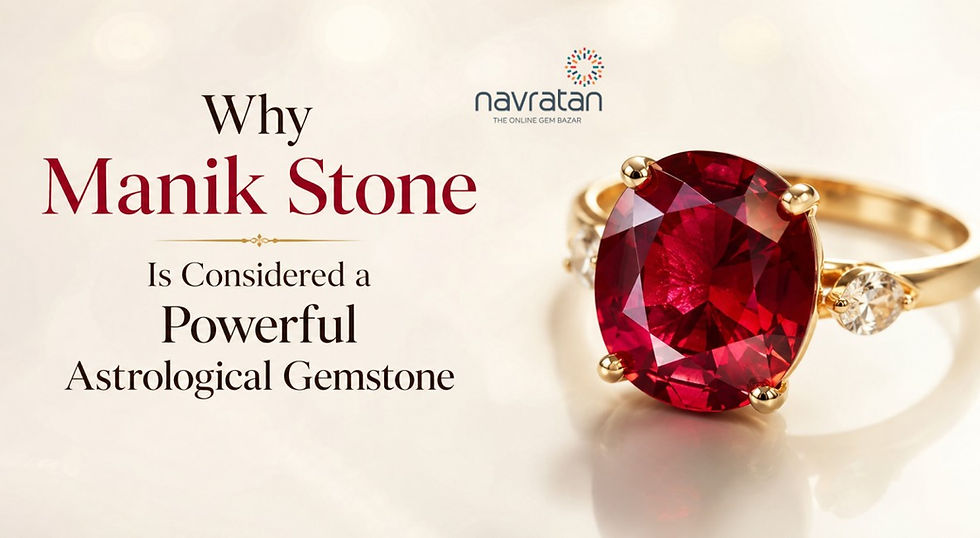 Why Manik Stone Is Considered a Powerful Astrological Gemstone