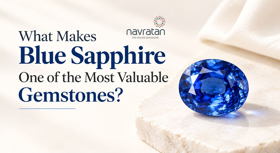 What Makes Blue Sapphire One of the Most Valuable Gemstones?