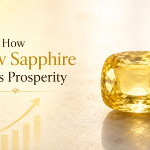 How Yellow Sapphire Brings Prosperity