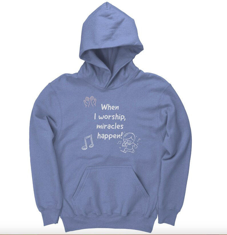 Thumbnail: Children's Hoodie | When I Worship