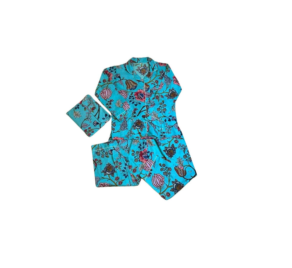 Obessed with flowers- Blue