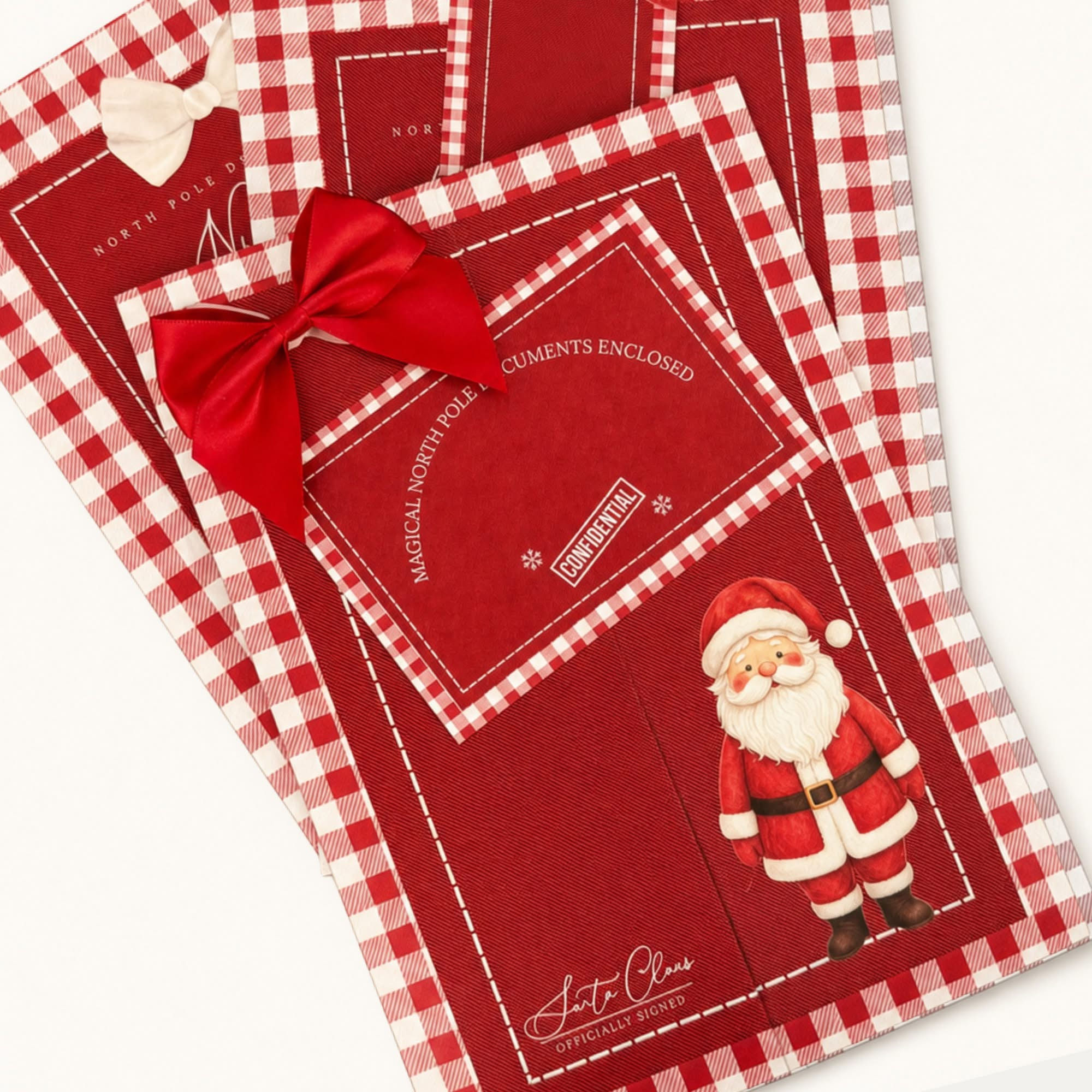 Cute Santa & Gingham - Bundle