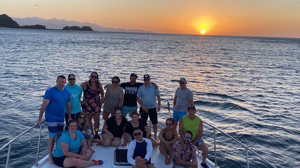 Sunset Cruise Allan Adventures at Dreams Las Mareas Resort Costa Rica La Cruz Guanacaste El Jobo