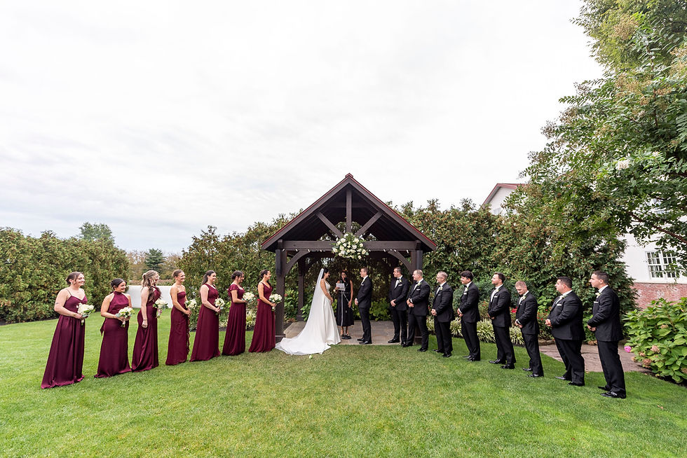 Patrice & Greg // Normandy Farm - Grand Ballroom // By Lori